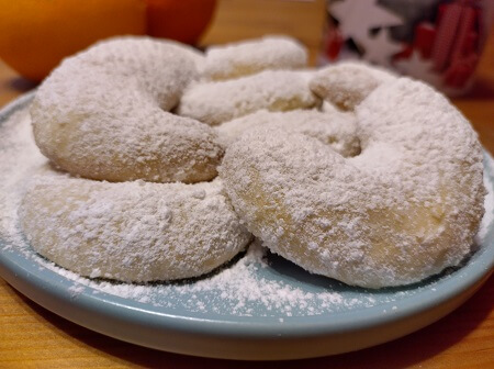 Vanillekipferl cookies